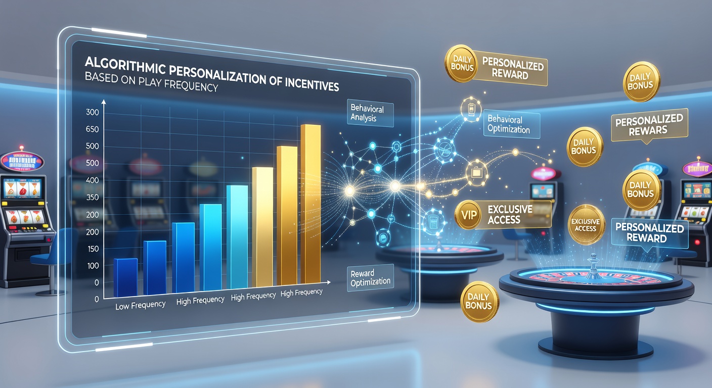 Visualization of algorithmic systems analyzing player activity levels and generating tailored incentives in virtual casino environments