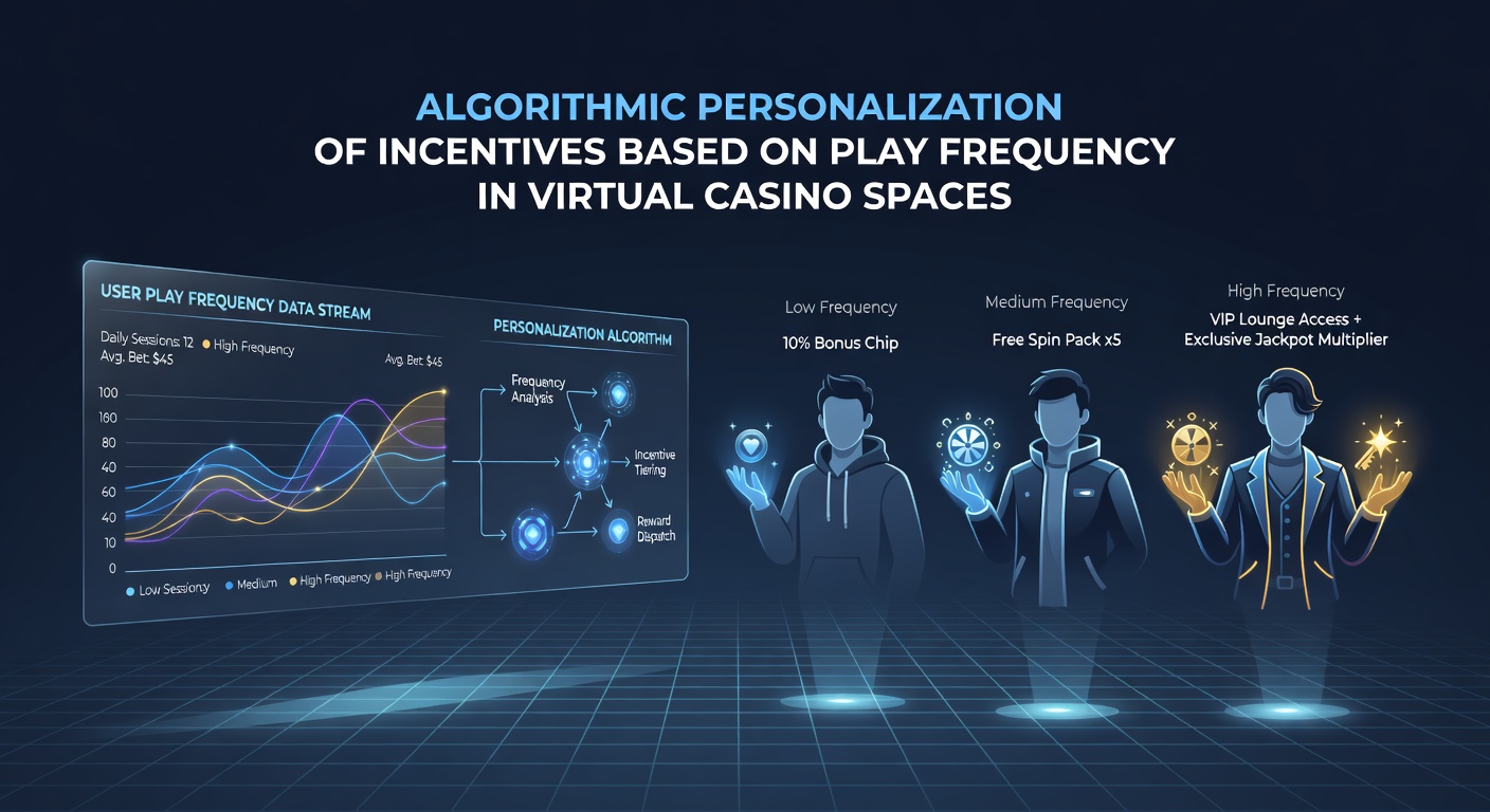 Dashboard view showing real-time play frequency metrics feeding into personalized incentive algorithms for casino users