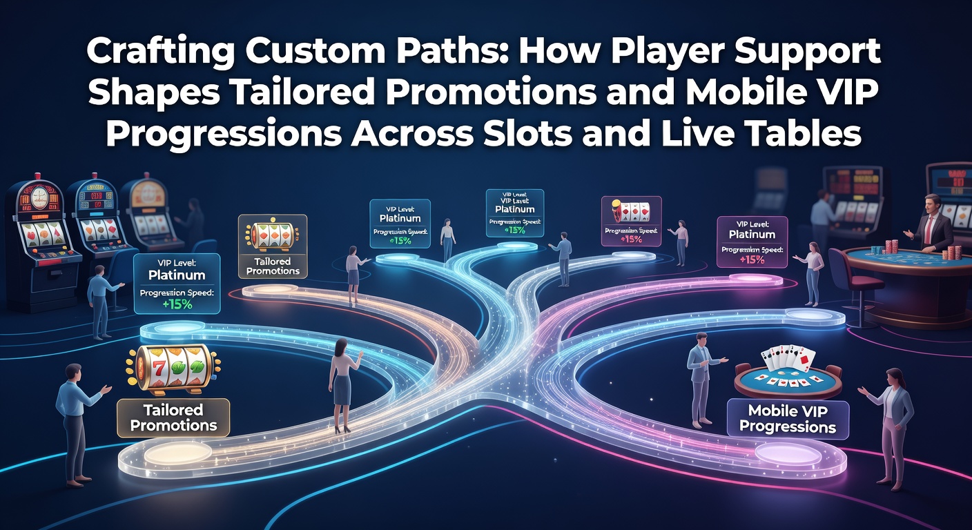 Player support representatives reviewing mobile VIP progression data for slots and live table players