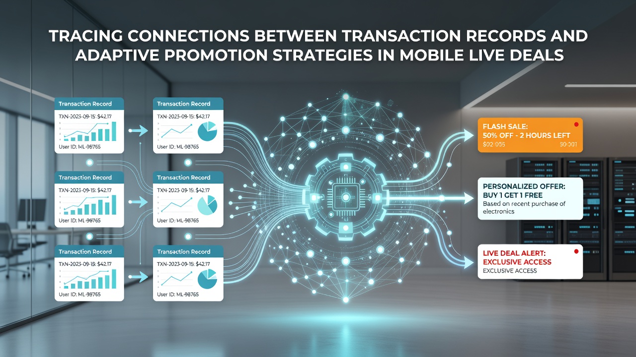 Dashboard view showing transaction logs linked to live dealer promotion triggers on mobile